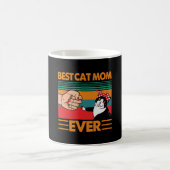 Mug Écharpe Meilleure Maman de Chat (Centre)