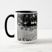Mug Écharpe noire et argentée classique         (Gauche)