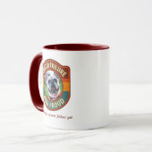 Mug Échec d'adoption et fier cadeau rétro pour refuge (Devant gauche)