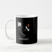 Mug Échec drôle de mat Échiquier de jeu Roi Pion (Gauche)
