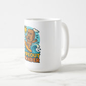 Mug Échec du Surf Wipeout Moai Chibi (Devant droit)