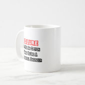 Mug Échec...Pas une option...Ingénieur mécanique (Devant gauche)