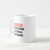 Mug Échec...Pas une option...Professeur de physique (Devant gauche)