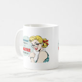 Mug Échec pour toujours démotivationnel amusant Pinup  (Devant gauche)