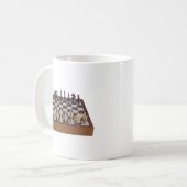 Mug Echecboard avec échecs (Devant gauche)