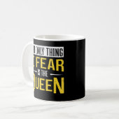 Mug Échecboard La Seule Chose Que Je Crains, C'Est Les (Devant gauche)