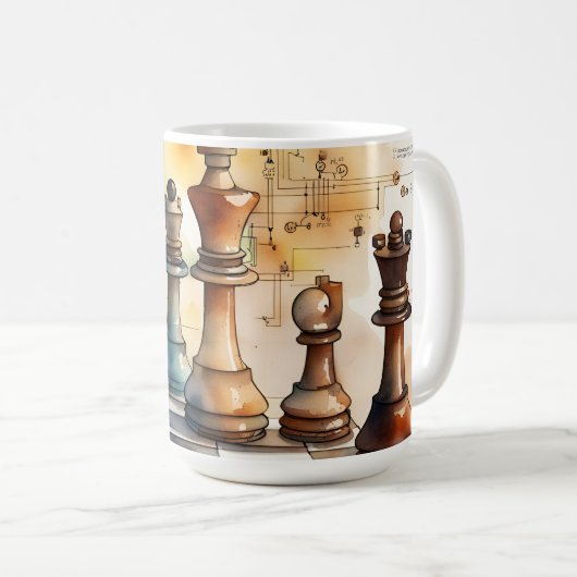 Mug Échecs (Devant droit)