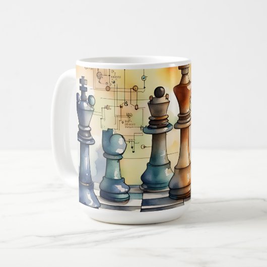 Mug Échecs (Devant gauche)