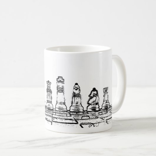 Mug Échecs (Devant droit)