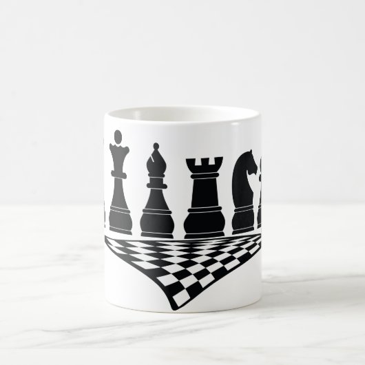 Mug Échecs 2, tasse, esprit-t-chemise de sport (Centre)