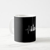 Mug Échecs - Chess Heartbeat (Devant gauche)