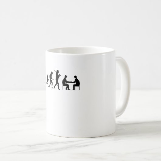 Mug Échecs d'évolution (Devant droit)