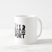 Mug Échecs - Échecs Est Mon Sport (Devant droit)