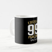 Mug Échecs - Échecs est une tactique à 99% (Devant gauche)