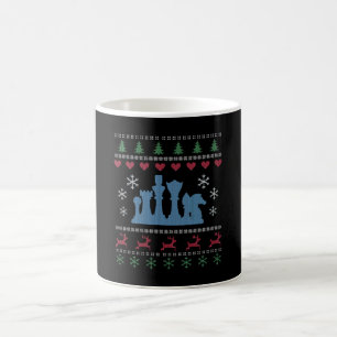 Mug Échecs - Échecs Pièces Laid Noël