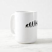 Mug Échecs - Évolution du joueur d'échecs (Devant gauche)