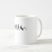 Mug Échecs - Évolution du joueur d'échecs (Devant droit)