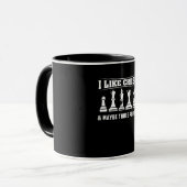Mug Échecs - J'aime les échecs (Devant gauche)