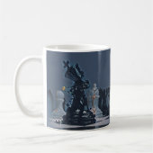 Mug Échecs - photo Cool bleu (Gauche)