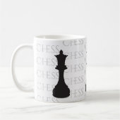 Mug Échecs Queen classique pièce moderne (Gauche)