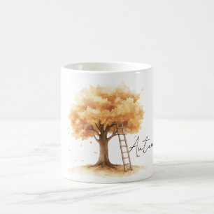 Mug Échelle de feuilles d'orangier