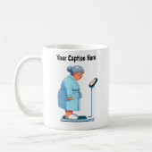 Mug Échelle de poids personnalisable (Gauche)