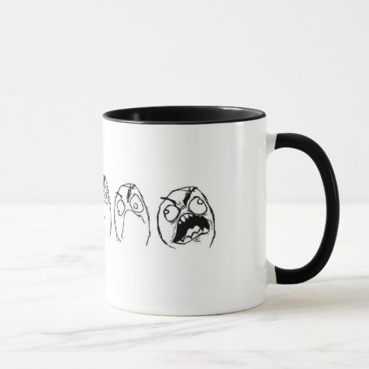 Mug Échelle de rage (Droite)