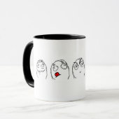 Mug Échelle de rage (Devant gauche)