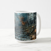 Mug échelle noire bleue (Devant droit)