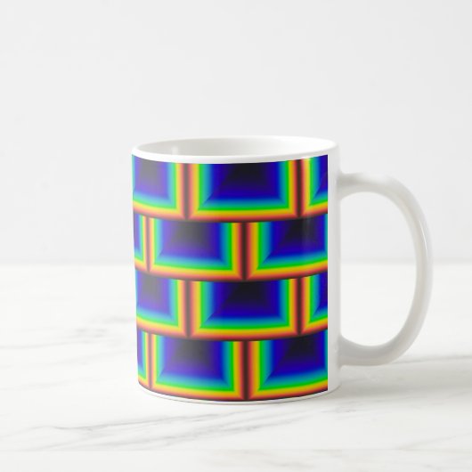 Mug Échelles carrés à spectre solaire (Droite)