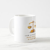 Mug Échelles classiques de justice | Bureau du droit (Devant gauche)
