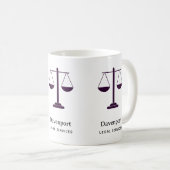 Mug Échelles de Justice Services Juridiques Symbole En (Devant droit)