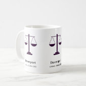 Mug Échelles de Justice Services Juridiques Symbole En (Devant gauche)