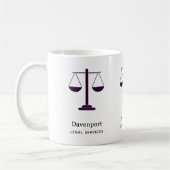Mug Échelles de Justice Services Juridiques Symbole En (Gauche)