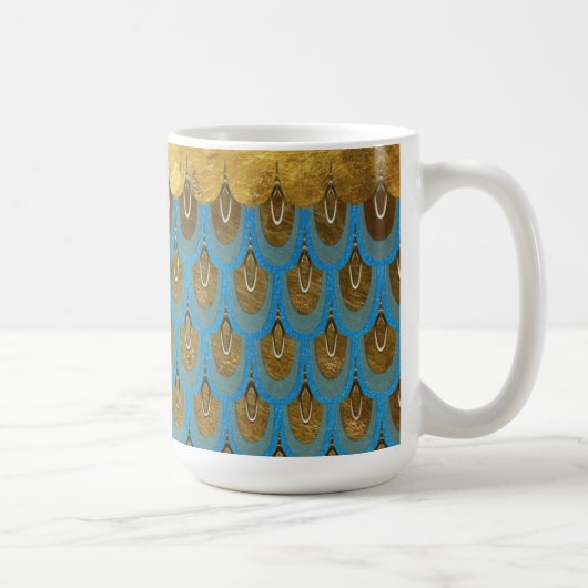 Mug Echelles de Parties scintillant de sirène Gold Shi (Droite)