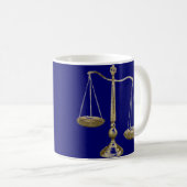 Mug échelles d'or de justice (Devant droit)