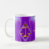 MUG ÉCHELLES D'OR DE LA LOI AVEC PIERRES GEM, SYMBOLE  (Gauche)