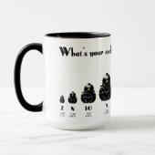 Mug Échelles modèles de train - quelle est votre (Gauche)