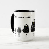 Mug Échelles modèles de train - quelle est votre (Devant gauche)