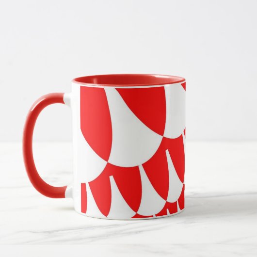 Mug Échelles rouges et blanches (Gauche)