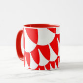 Mug Échelles rouges et blanches (Devant gauche)