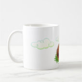 Mug echidna mignon de bande dessinée (Gauche)