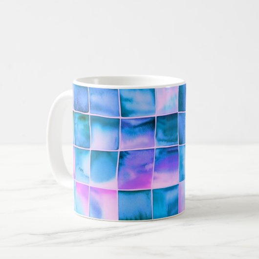 Mug Échiquier d'Aquarell (Devant gauche)