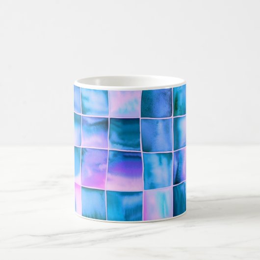 Mug Échiquier d'Aquarell (Centre)