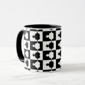 Mug Échiquier de Mandelbrot (Devant gauche)