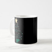 Mug Échographe Sapin de Noël Échographie Mfm Sonograp (Devant gauche)