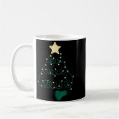 Mug Échographe Sapin de Noël Échographie Mfm Sonograp (Gauche)