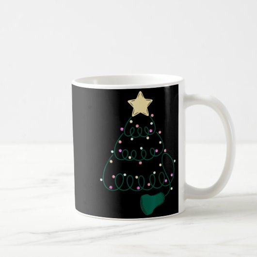 Mug Échographe Sapin de Noël Échographie Mfm Sonograp (Droite)