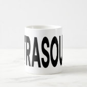 Mug ÉCHOGRAPHIE Typographie noire (Centre)