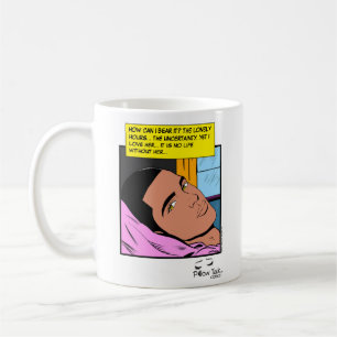 Mug Échos Romantiques Cœur Solitaire Bande Dessinée Ro